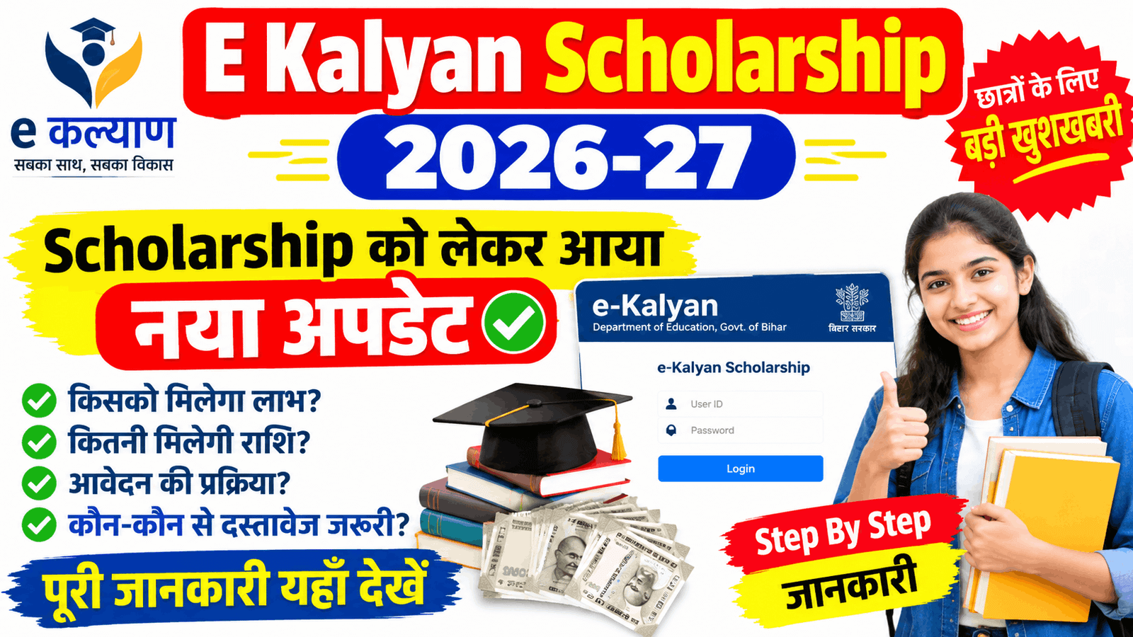 E Kalyan Scholarship 2026-27