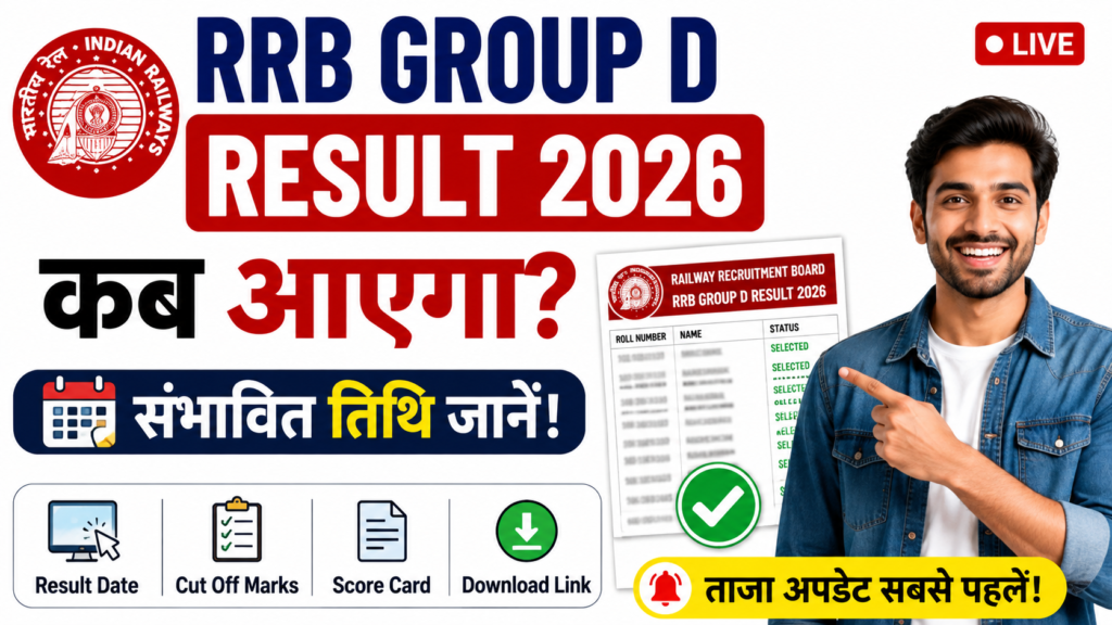 RRB Group D Result 2026 Kab Aayega