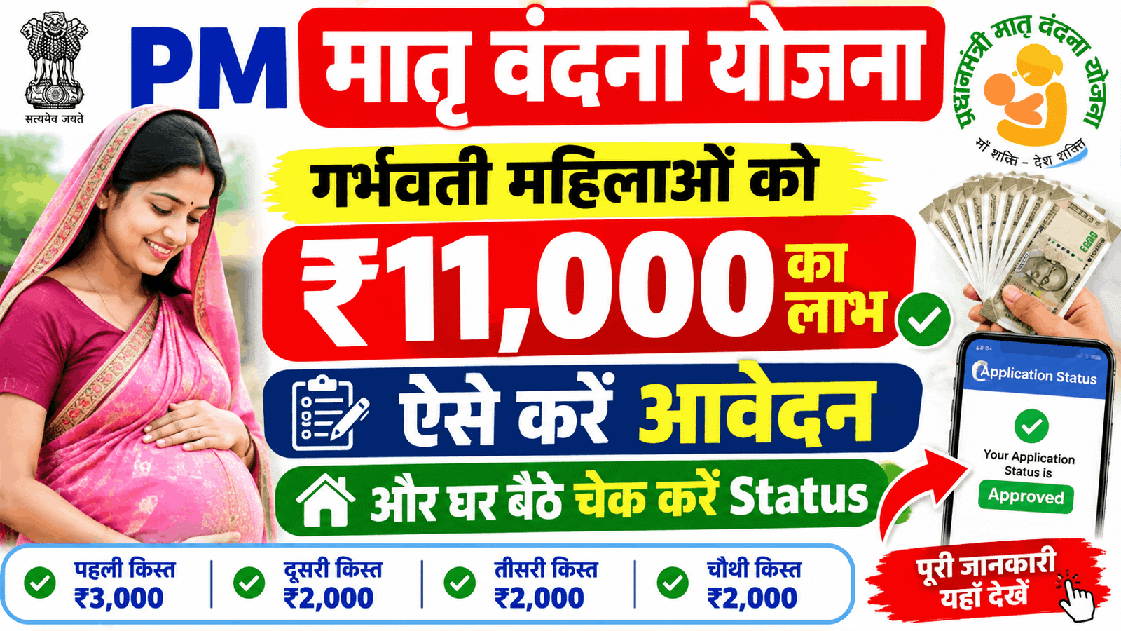 PM Matru Vandana Yojana Ke Liye Online Apply Kaise